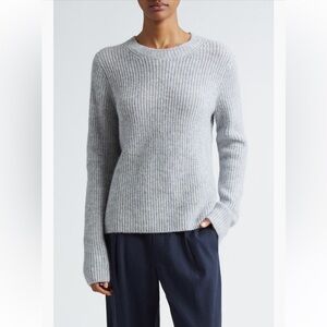 Vince Mélange Shaker Stitch Pullover sweater size L